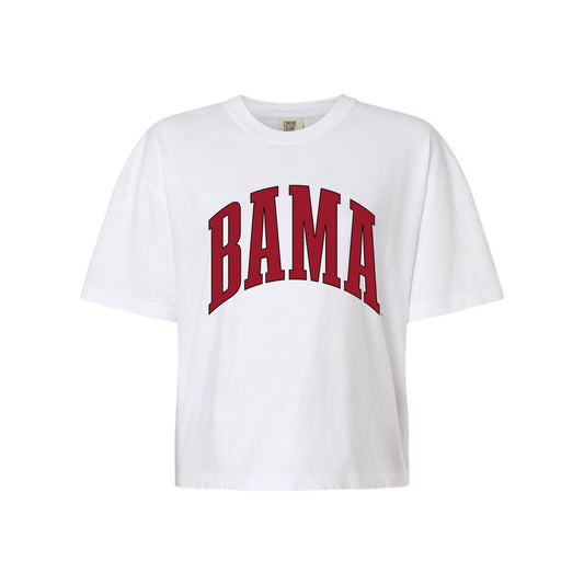 The Big Bama Arch | White Boxy Tee