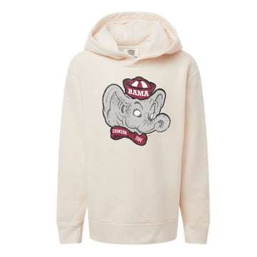 The Big Beanie Elephant | Youth Ivory Hoodie