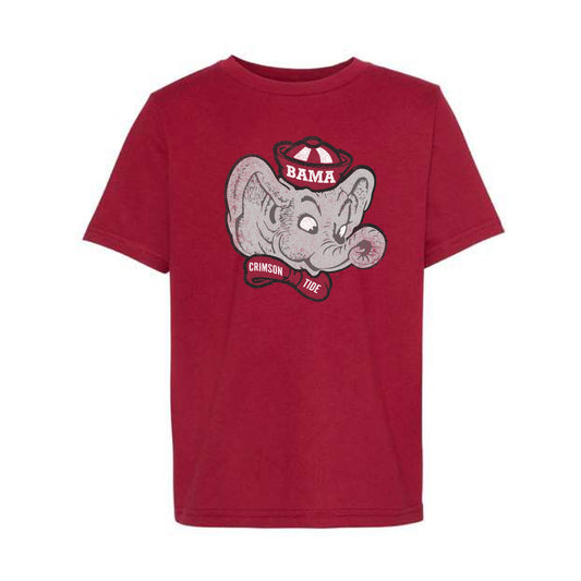 The Big Beanie Elephant | Youth Cardinal Tee