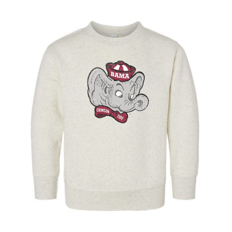 The Big Beanie Elephant | Toddler Natural Heather Sweatshirt