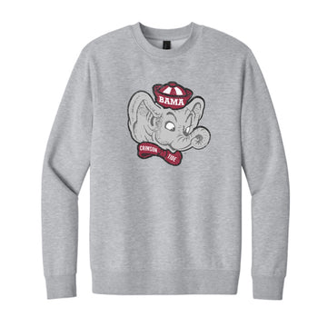 The Big Beanie Elephant | Light Grey Heather Sweatshirt