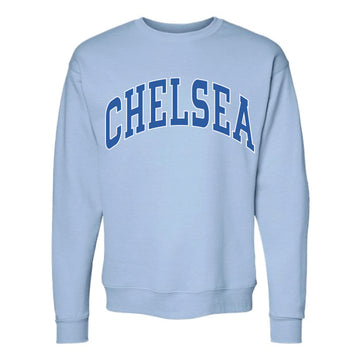 The Big Chelsea Arch | Adult Light Blue Long Sleeve Tee