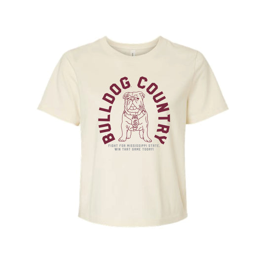 The Bulldog Country Arch | Natural Tee