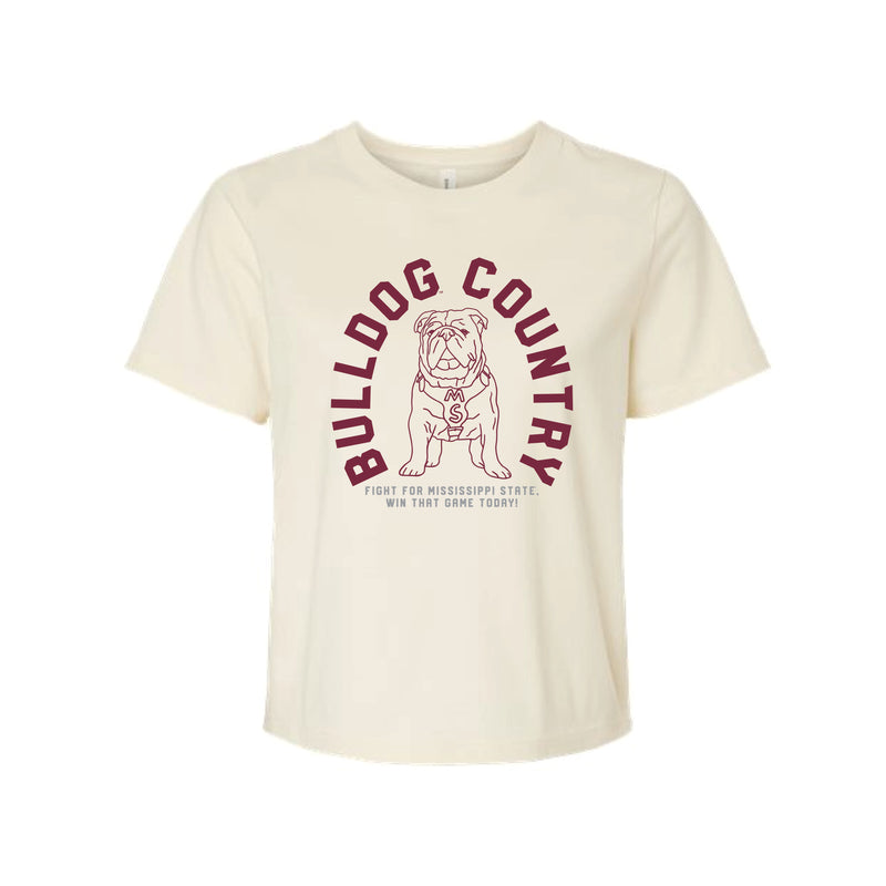 The Bulldog Country Arch | Natural Tee