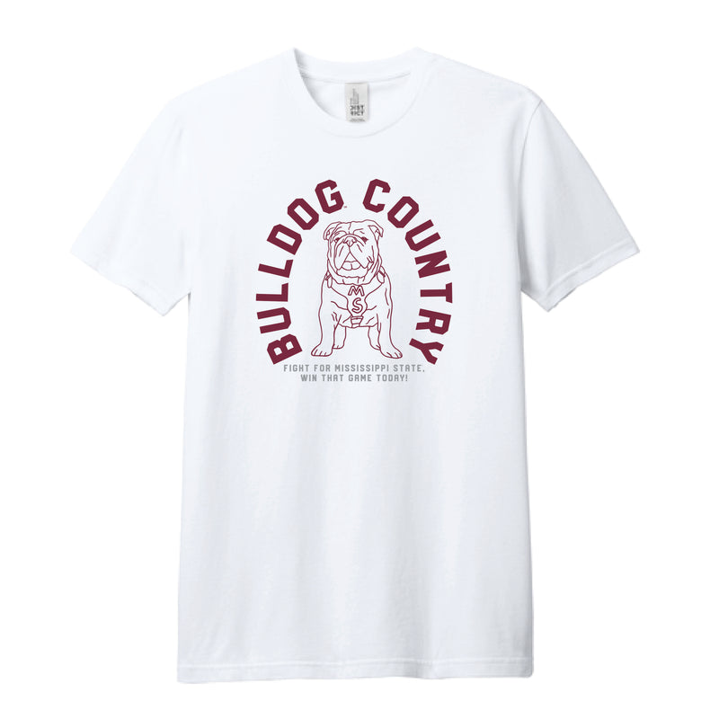 The Bulldog Country Arch | White Tee