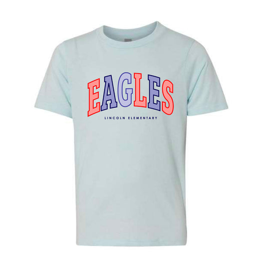 The Big Eagles Arch | Youth Ice Blue Tee