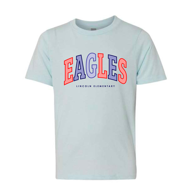 The Big Eagles Arch | Youth Ice Blue Tee