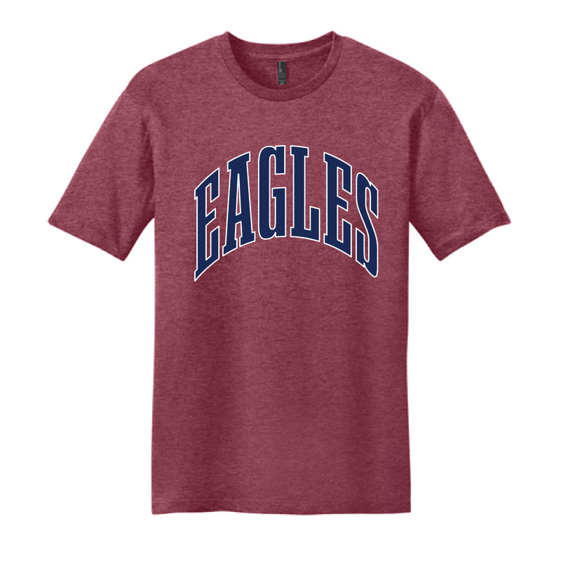 The Big Eagles Arch | Adult Heathered Cardinal Tee