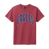 The Big Eagles Arch | Youth Heathered Cardinal Tee
