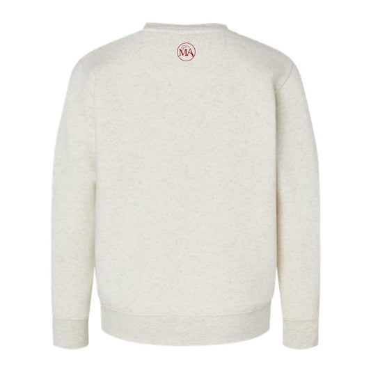 The Big Eagles Arch | Youth Natural Crewneck Sweatshirt