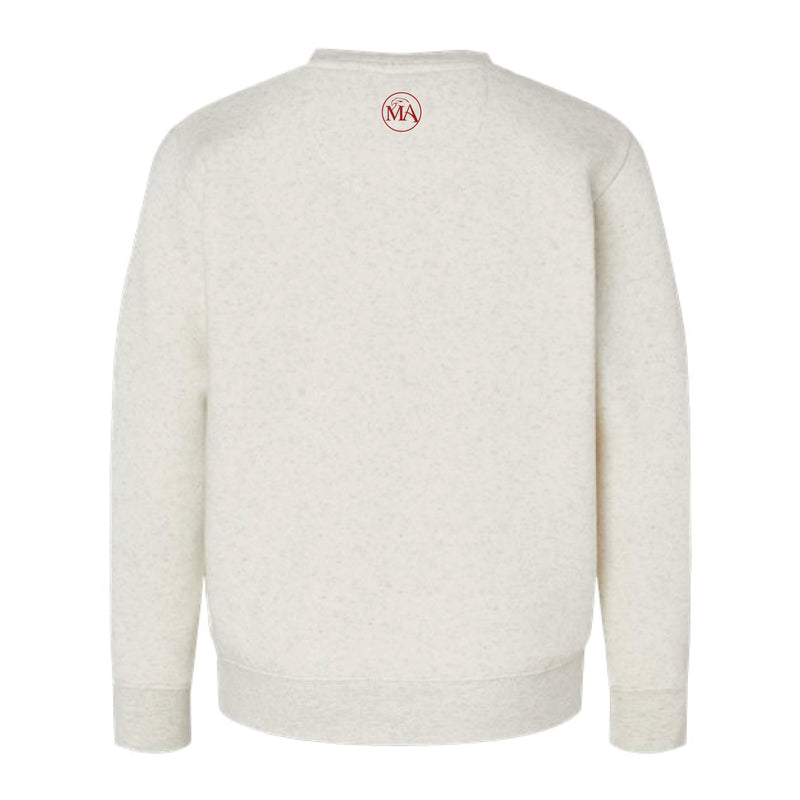 The Big Eagles Arch | Youth Natural Crewneck Sweatshirt