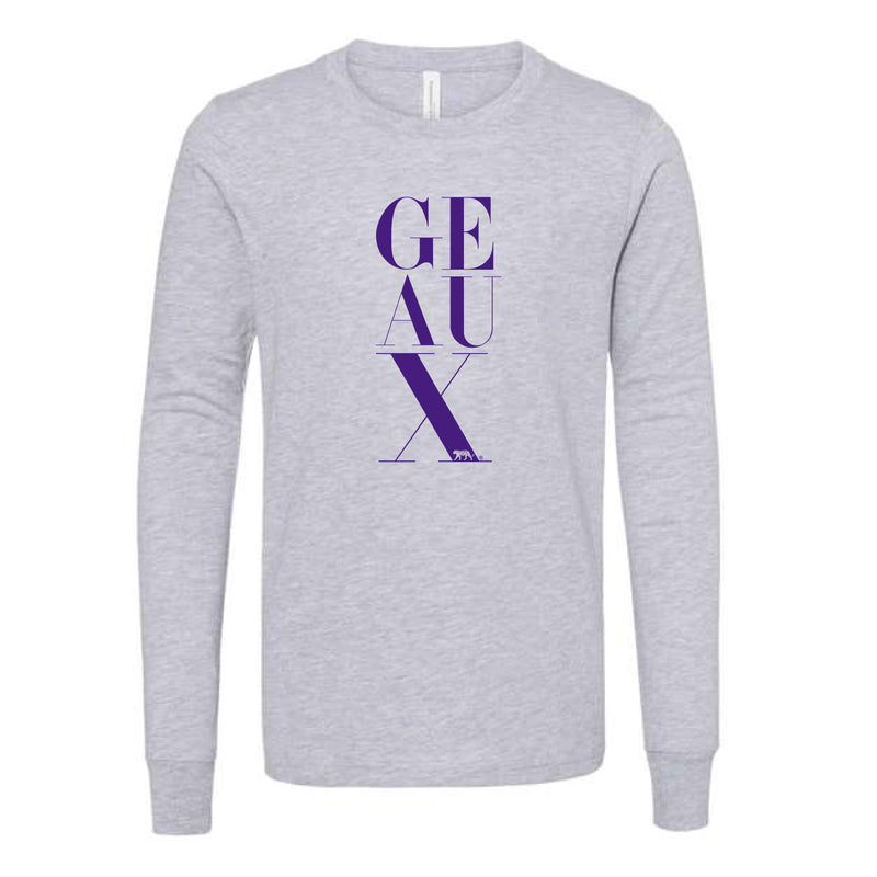 The Big GEAUX | Athletic Heather Kids Long Sleeve