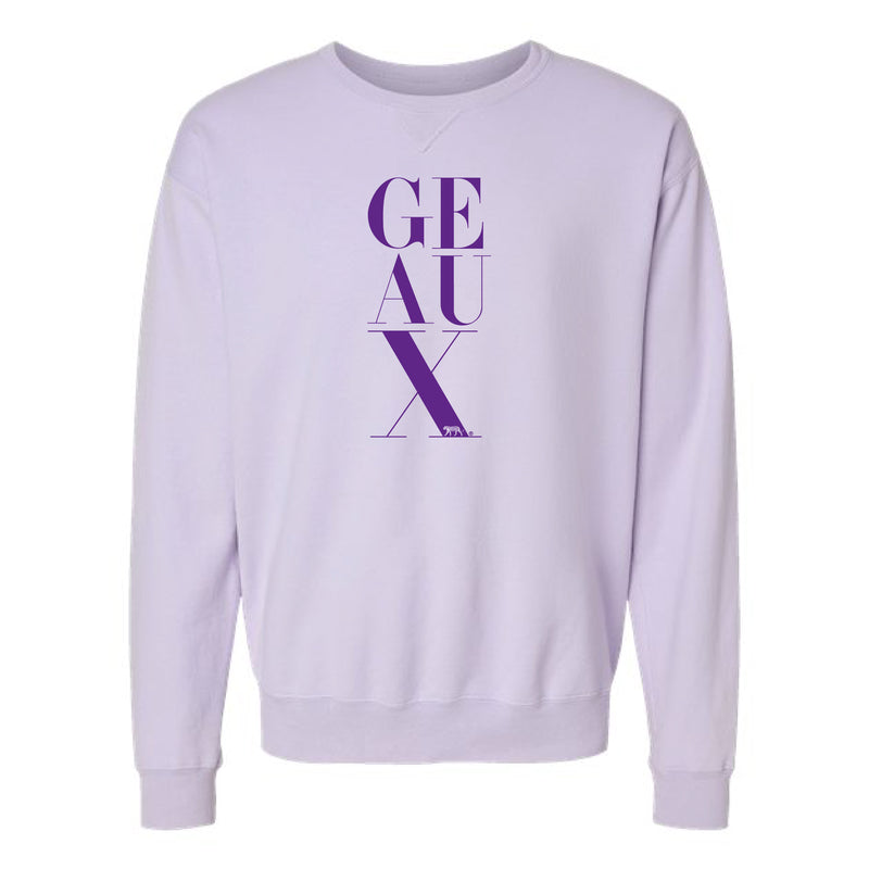 The Big GEAUX | Orchid Sweatshirt