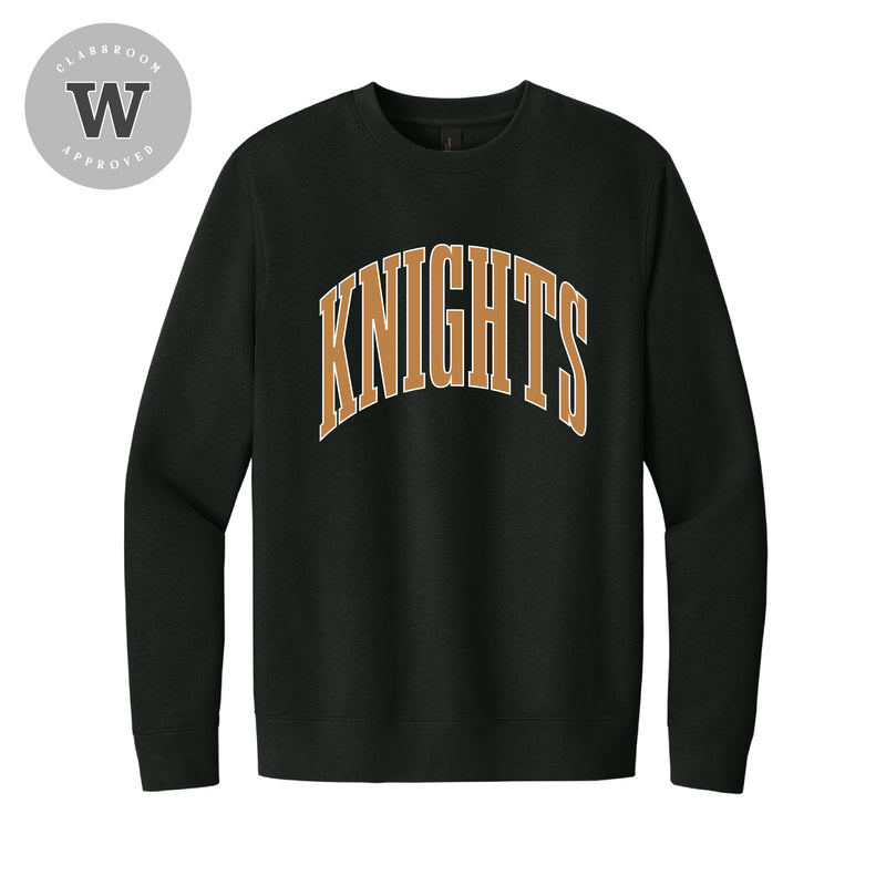 The Big Knights Arch | Black Crewneck Sweatshirt