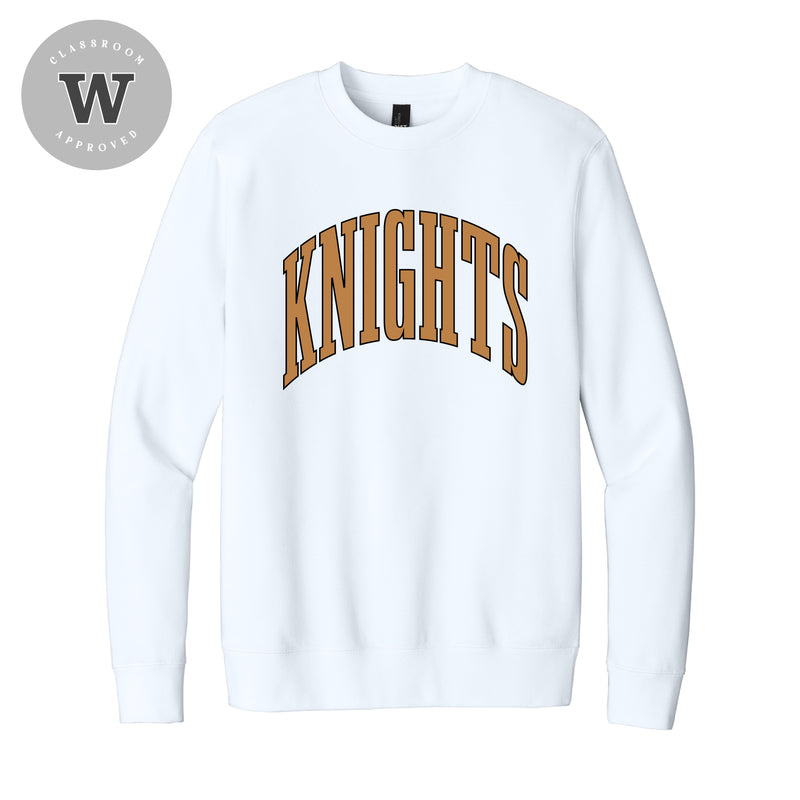 The Big Knights Arch | White Crewneck Sweatshirt