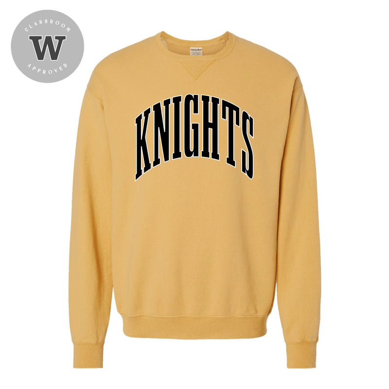 The Big Knights Arch | Harvest Gold Crewneck Sweatshirt