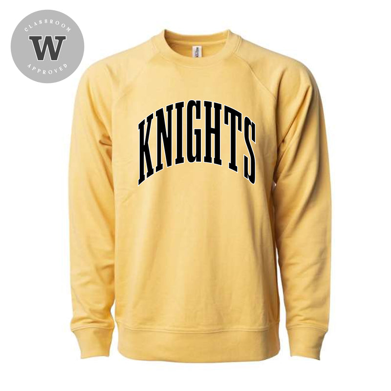 The Big Knights Arch | Harvest Gold Crewneck Sweatshirt