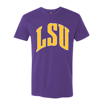 The Big LSU Arch | Washed Purple Rush Tee