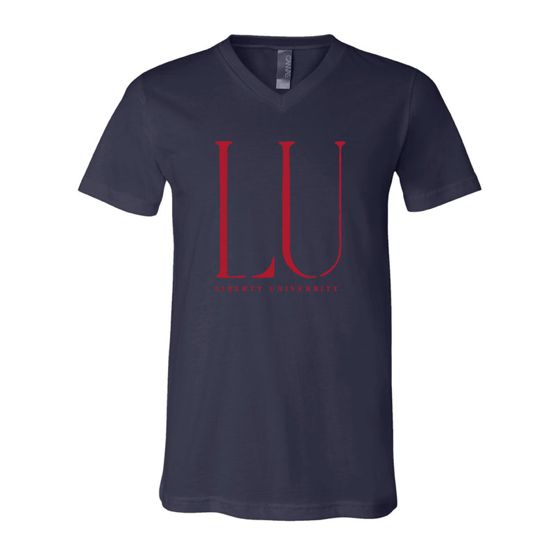 The Big LU | Navy V-Neck Tee