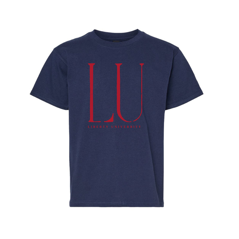 The Big LU | Youth Navy Tee