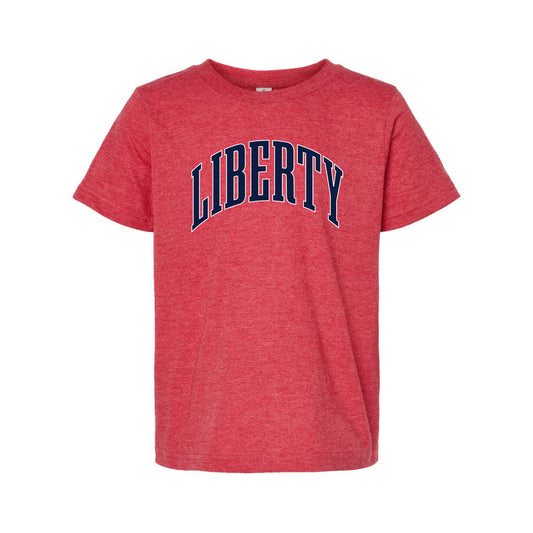 The Big Liberty Arch | Youth Heather Red Tee