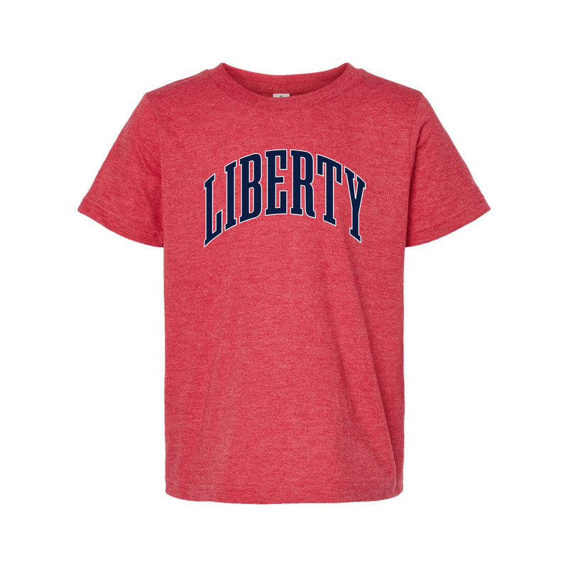 The Big Liberty Arch | Youth Heather Red Tee