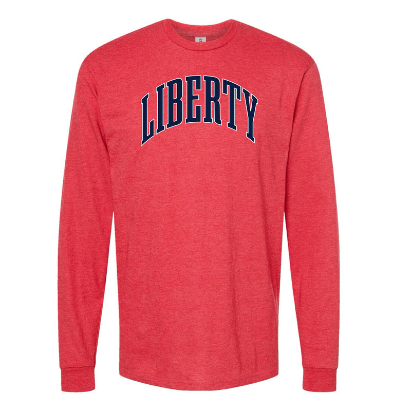 The Big Liberty Arch | Heather Red Long Sleeve