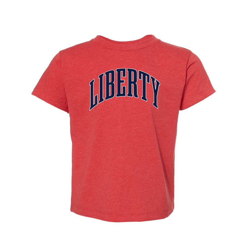 The Big Liberty Arch | Toddler Heather Red Tee