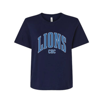The Big Lions Arch | Adult Navy Boxy Tee