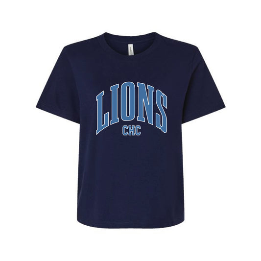 The Big Lions Arch | Adult Navy Boxy Tee