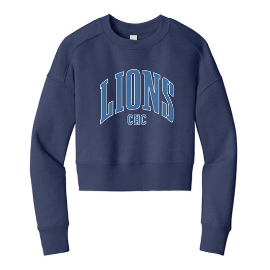 The Big Lions Arch | Adult Tanzanite Cropped Crew
