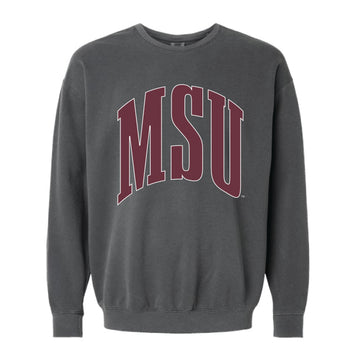 The Big MSU Arch | Pepper Sweatshirt