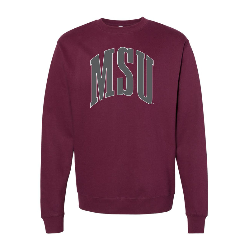 The Big MSU Arch | Maroon Sweatshirt