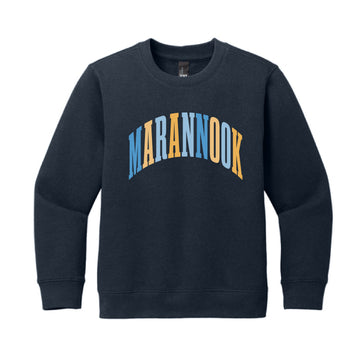 The Big Marannook Arch | New Navy Youth Crewneck Sweatshirt