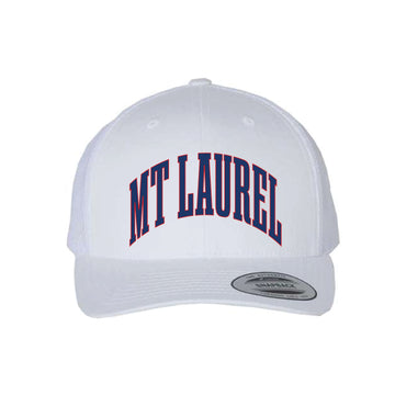 The Big Mt. Laurel Arch | White Trucker Cap