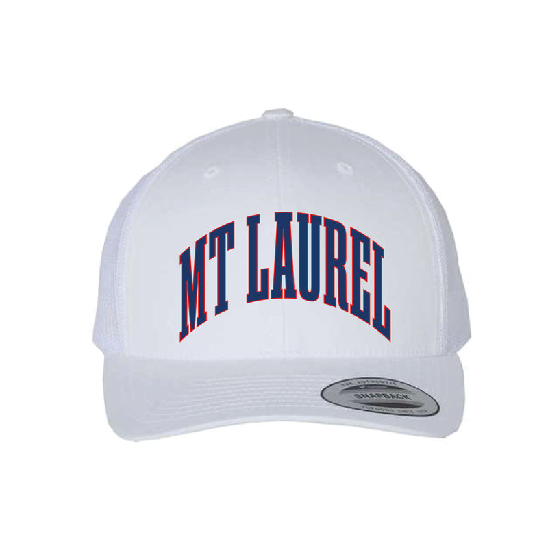 The Big Mt. Laurel Arch | White Trucker Cap