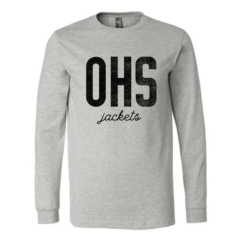 The Big OHS Jackets | Athletic Heather Long Sleeve Tee