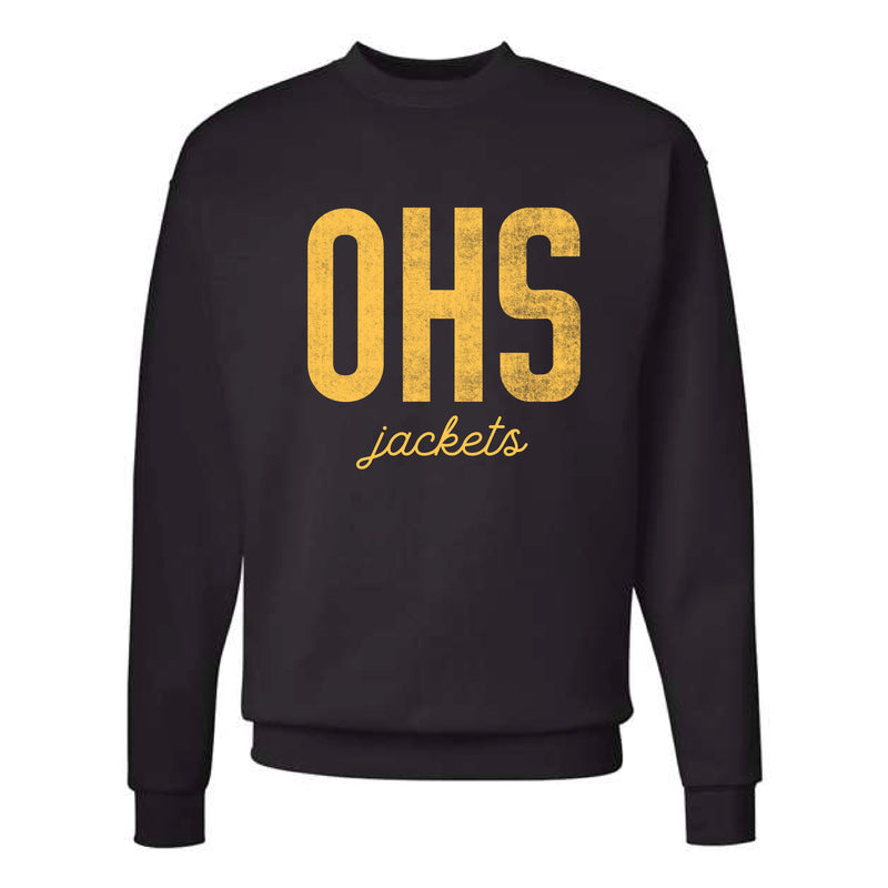 The Big OHS Jackets | Black Sweatshirt