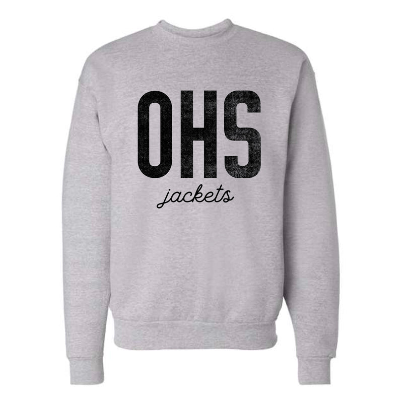 The Big OHS Jackets | Light Steel Sweatshirt