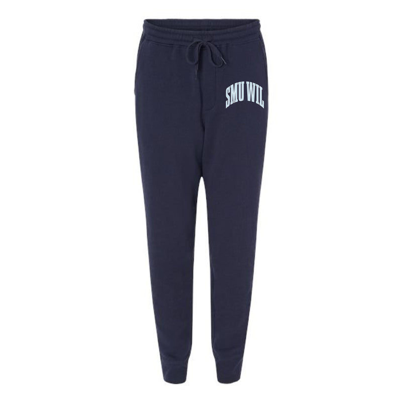 The Big SMU WIL Arch | Adult Classic Navy Fleece Pants