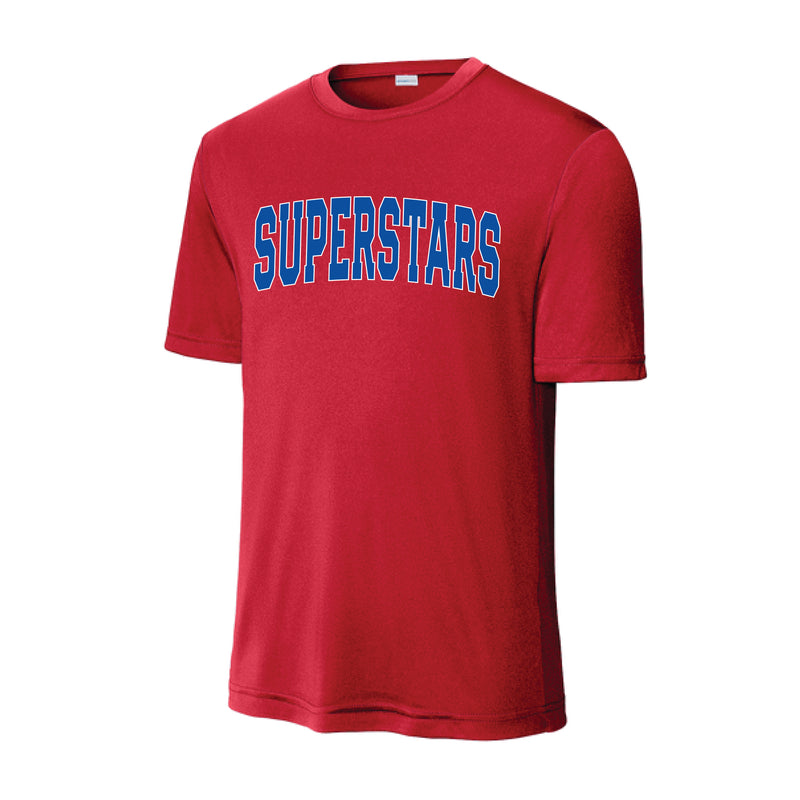 The Big Superstars Arch | Adult True Red Performance Tee