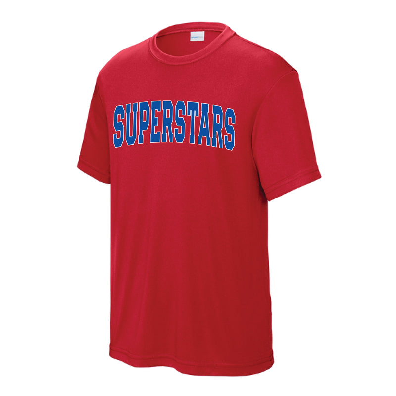 The Big Superstars Arch | Youth True Red Performance Tee