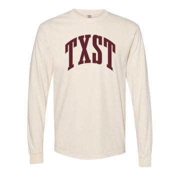The Big TXST Arch | Ivory Long Sleeve