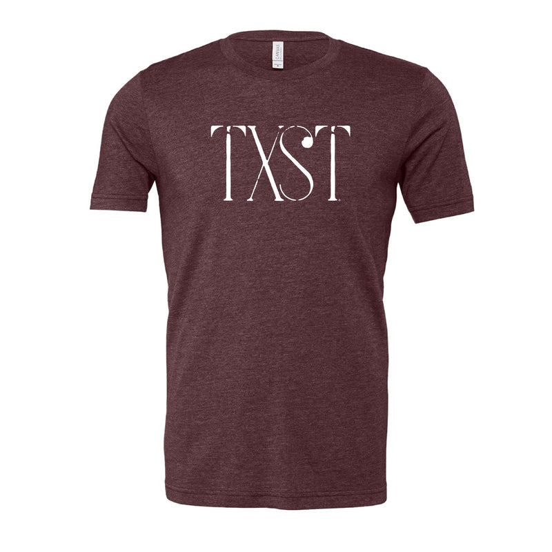 The Big TXST | Heather Maroon Tee