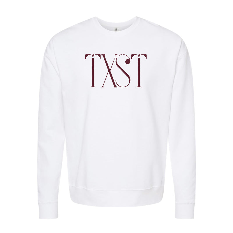 The Big TXST | White Sweatshirt