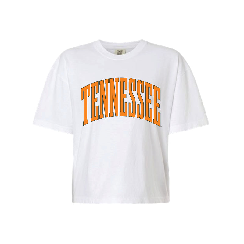 The Big Tennessee Arch | White Boxy Tee