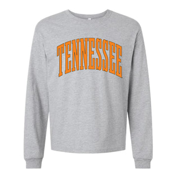 The Big Tennessee Arch | Athletic Heather Long Sleeve