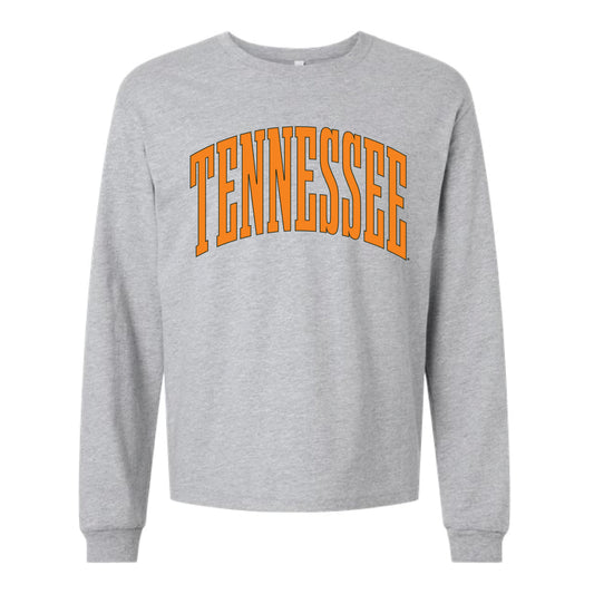 The Big Tennessee Arch | Athletic Heather Long Sleeve