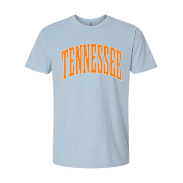 The Big Tennessee Arch | Washed Stonewashed Denim Tee