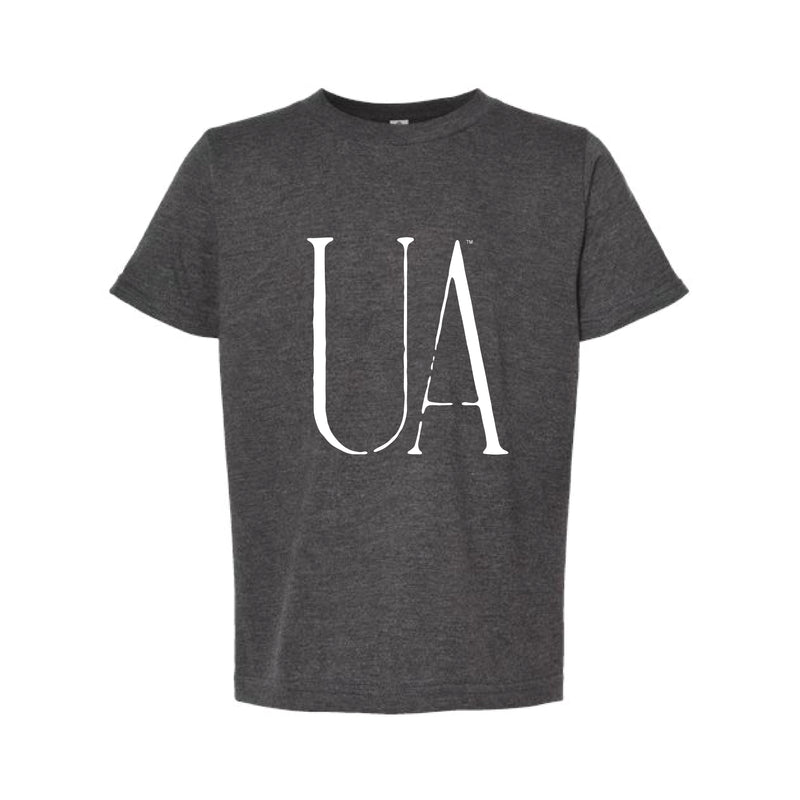 The Big UA | Youth Heather Charcoal Tee